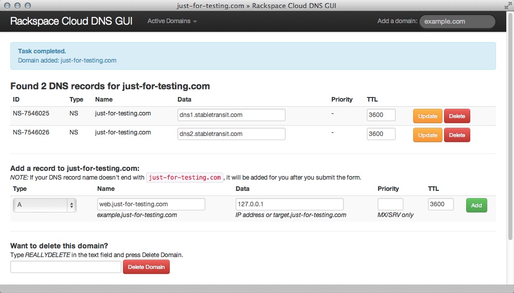 razorsql rackspace cloud db